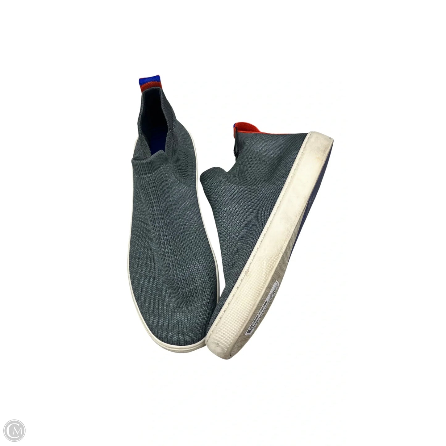 Shoes Flats By Rothys In Grey & Orange, Size: 7.5