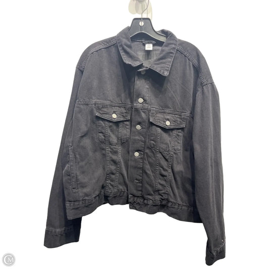 Jacket Denim By & denim In Black Denim, Size: Xl
