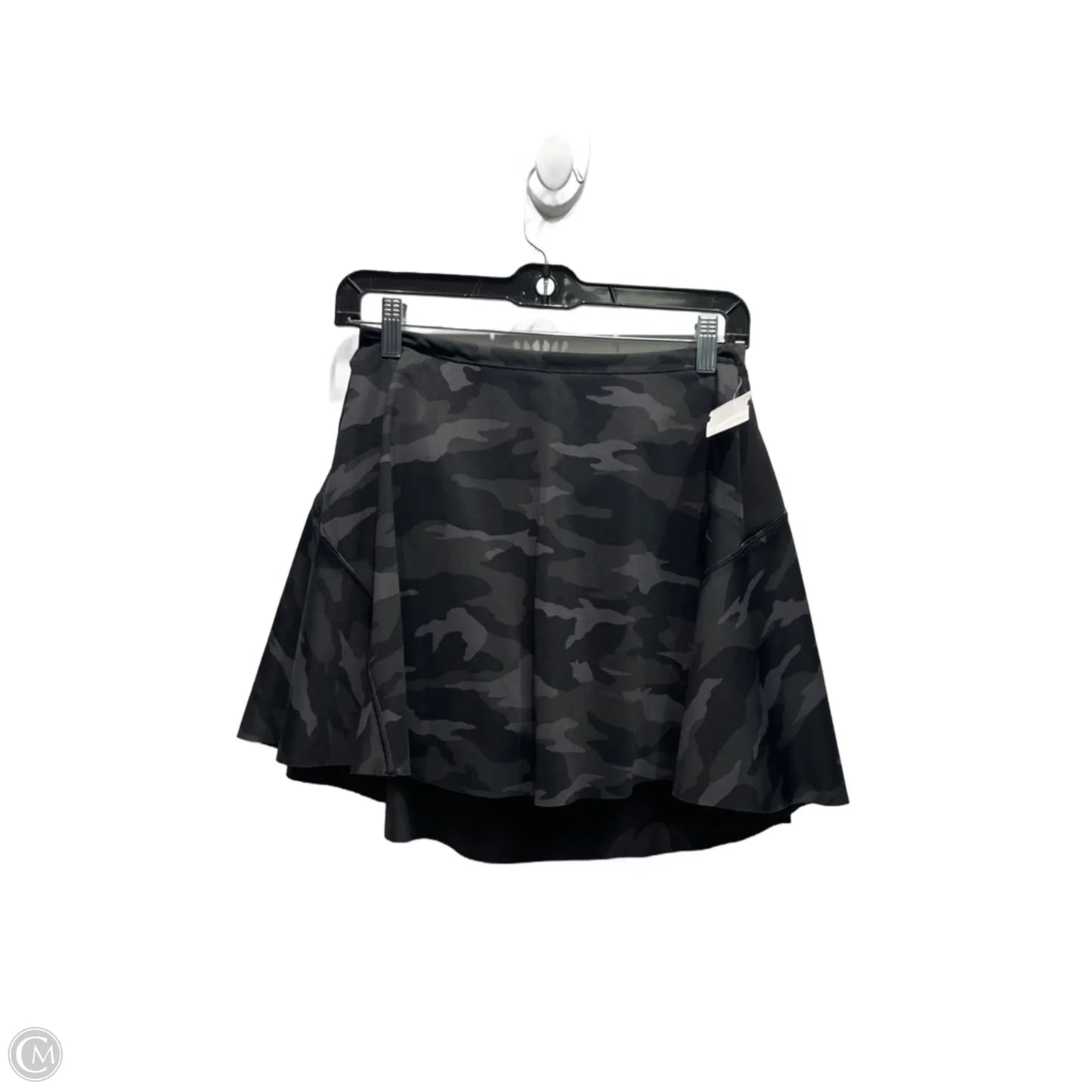 Athletic Skort By Athleta In Black & Grey, Size: S