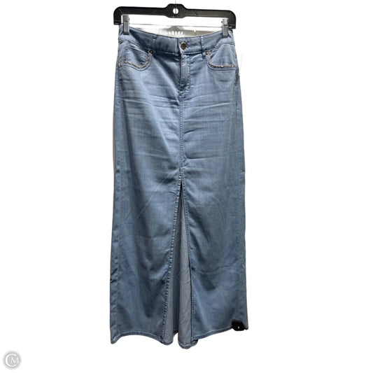 Skirt Maxi By White House Black Market In Blue Denim, Size: 2