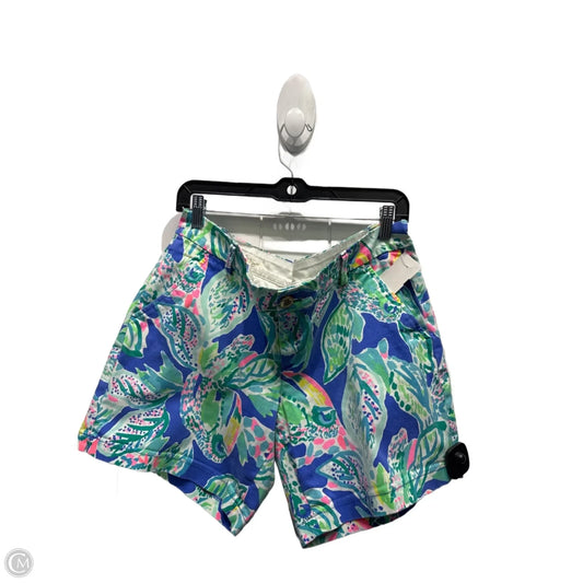 Shorts Designer By Lilly Pulitzer In Green & Pink, Size: 12