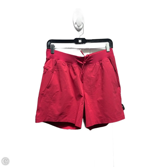 Athletic Shorts By Lululemon In Red, Size: S