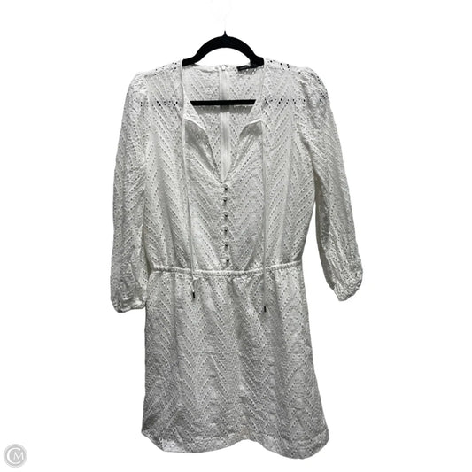 Dress Casual Short By White House Black Market In White, Size: S
