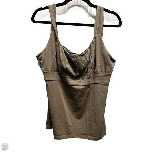 Top Sleeveless By Ann Taylor In Brown, Size: Xl