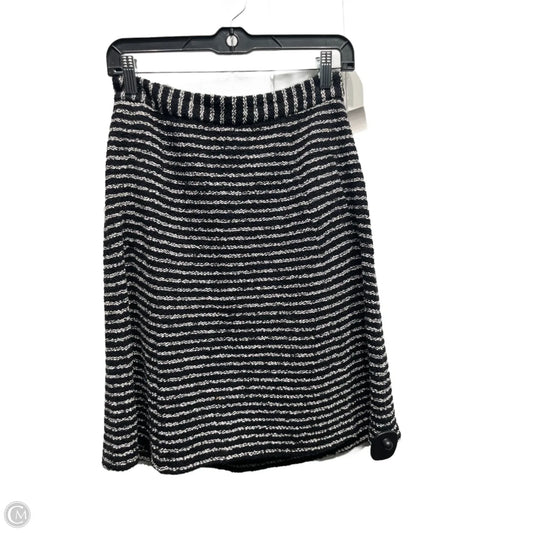 Skirt Mini & Short By Theory In Black & White, Size: 4