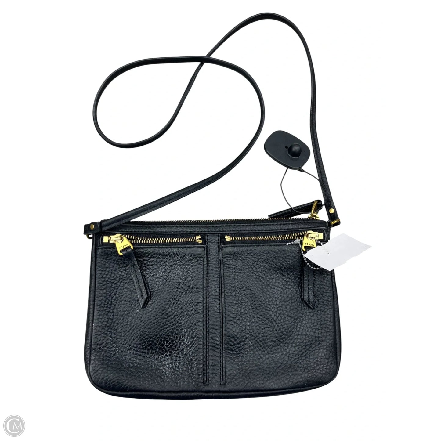Crossbody Leather By Fossil, Size: Small