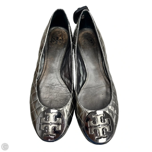 Shoes Designer By Tory Burch In Silver, Size: 9