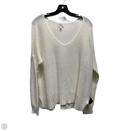 Sweater By Lucky Brand In White, Size: M