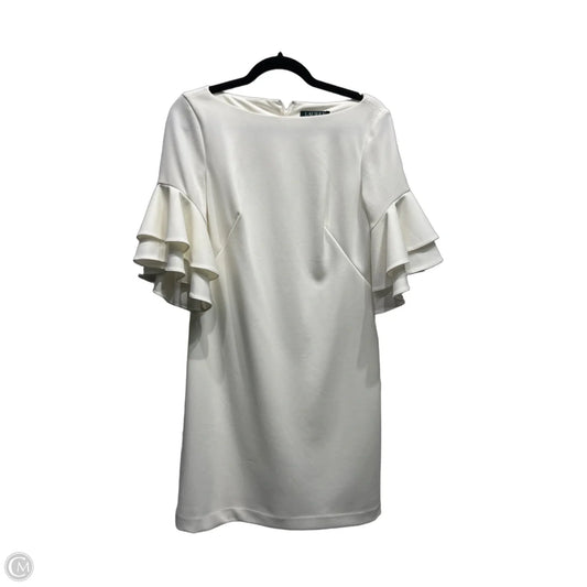 Dress Work By Ralph Lauren In White, Size: 4