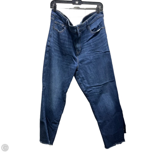 Jeans Cropped By American Eagle In Blue Denim, Size: 20