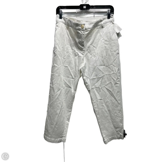 Pants Cropped By Tommy Bahama In White, Size: 8