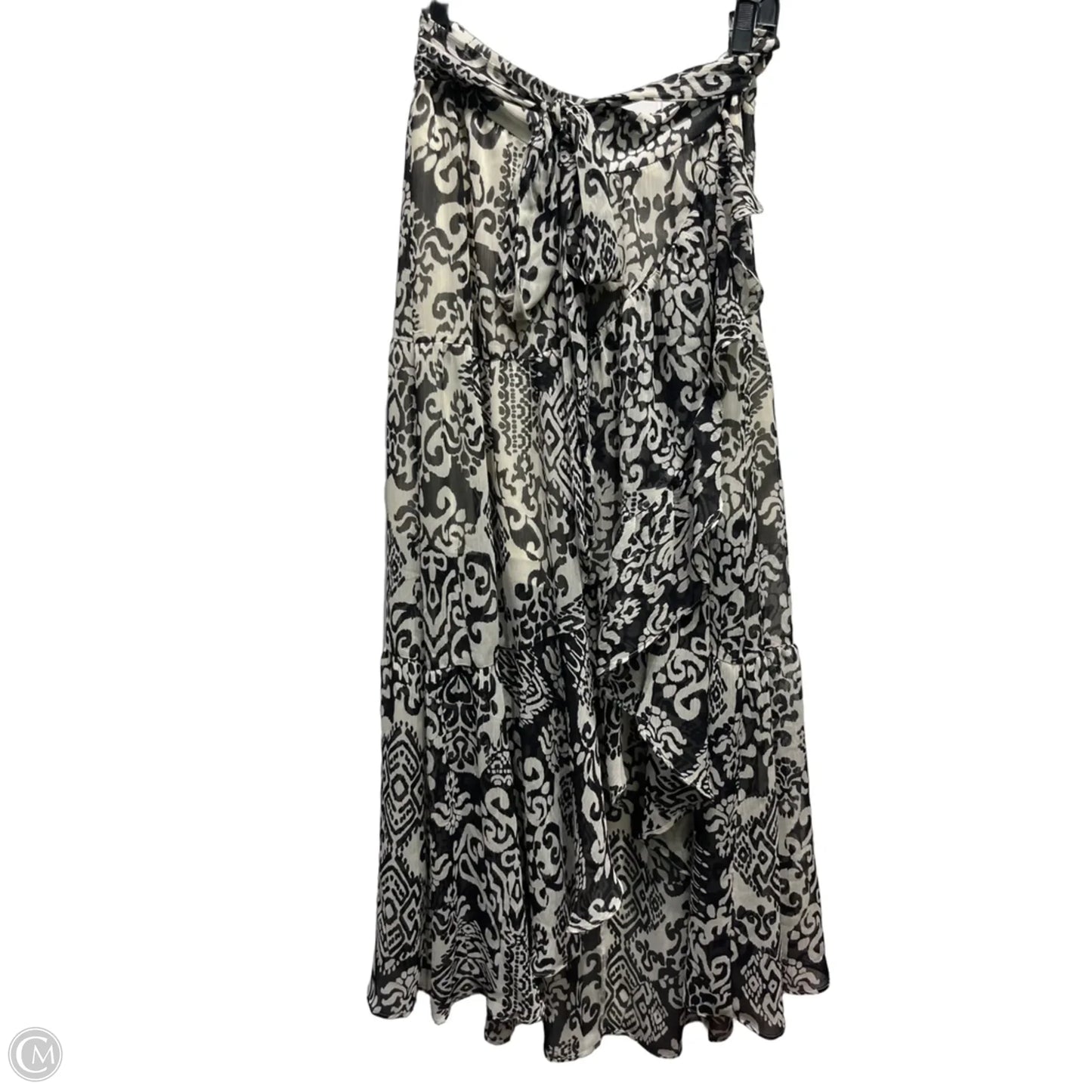Skirt Maxi By Express In Black & Tan, Size: 0