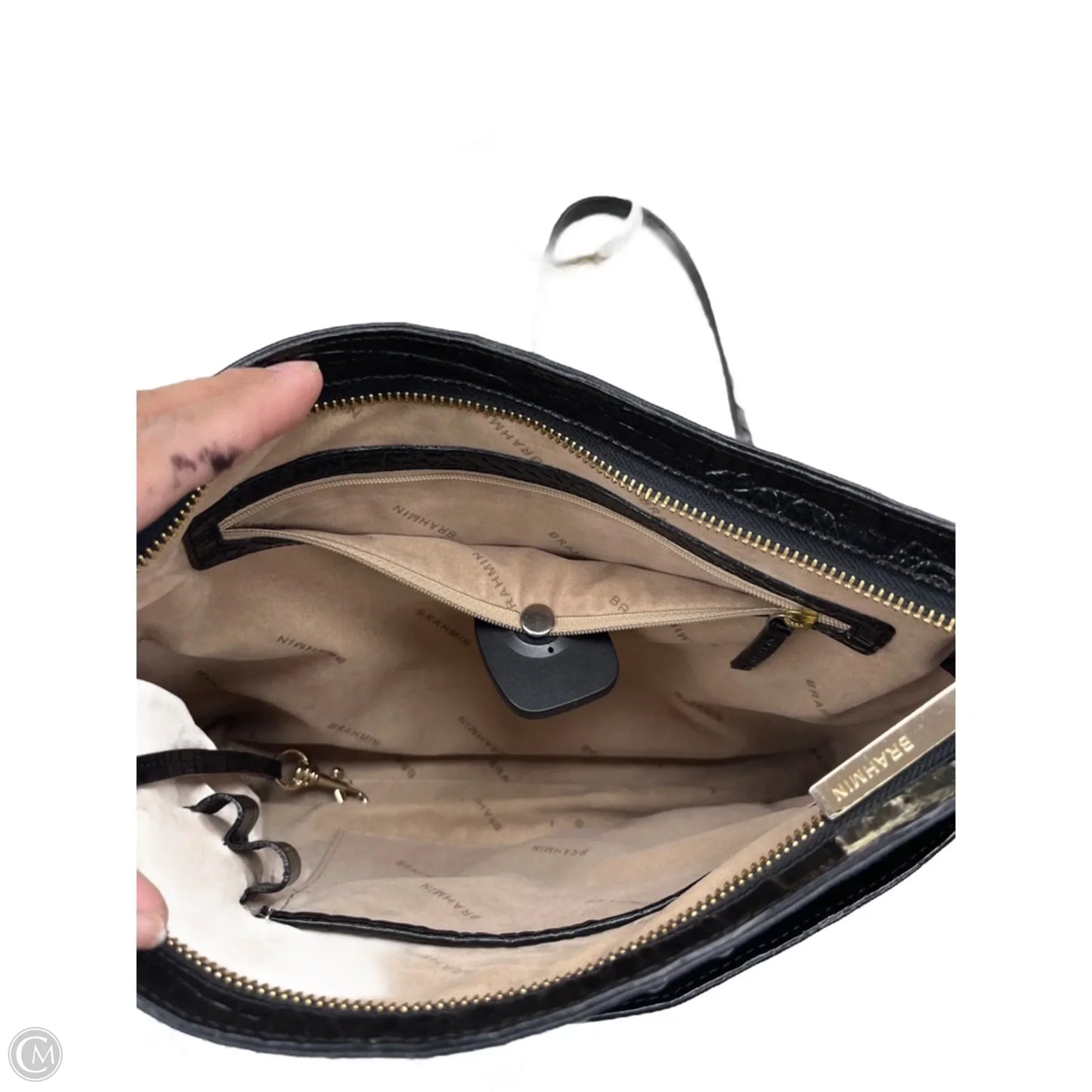 Handbag Designer By Brahmin, Size: Medium