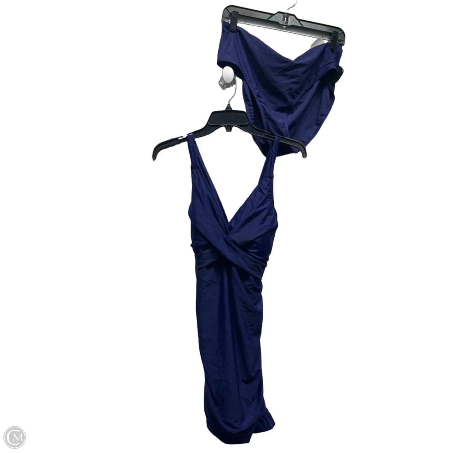 Swimsuit 2pc By Clothes Mentor In Blue, Size: Xl