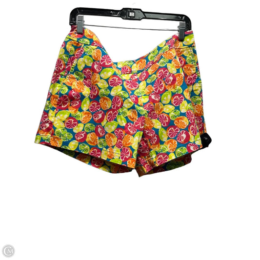 Shorts By Clothes Mentor In Orange & Yellow, Size: 14