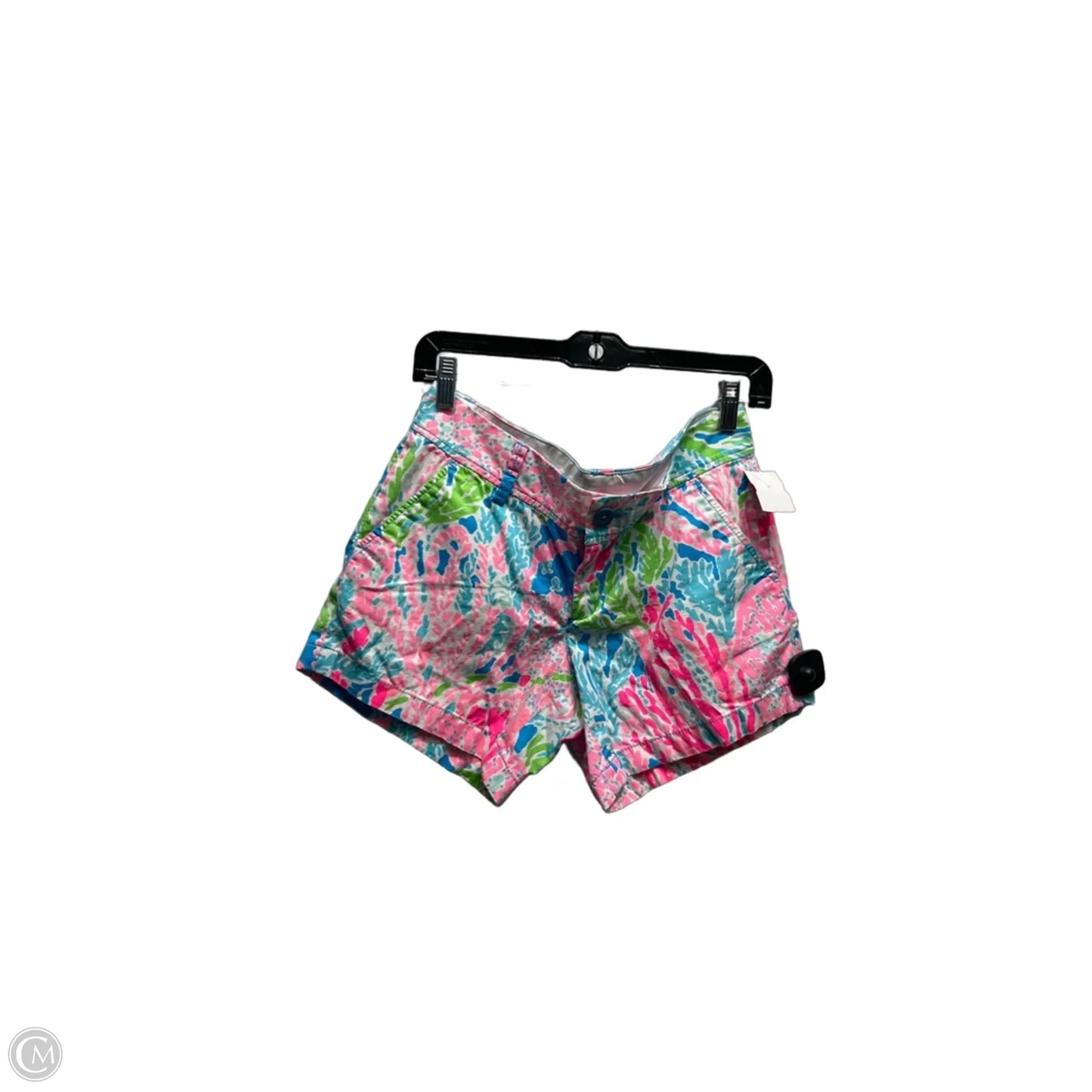 Shorts Designer By Lilly Pulitzer In Blue & Pink, Size: 4