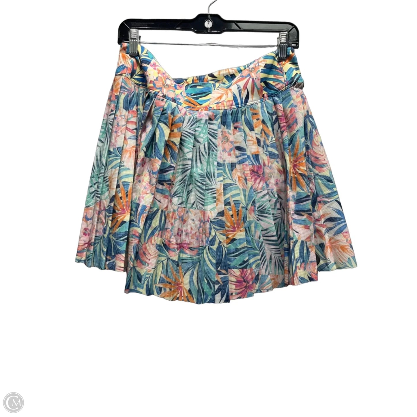 Skort By Tommy Bahama In Green & Yellow, Size: M