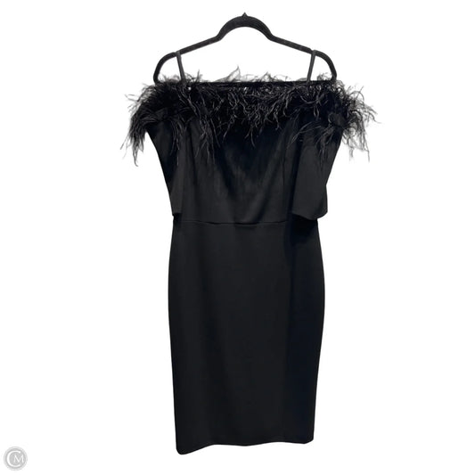 Dress Party Short By Calvin Klein In Black, Size: 12
