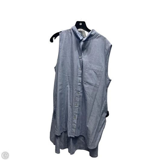Top Sleeveless By Beachlunchlounge In Blue, Size: Xl