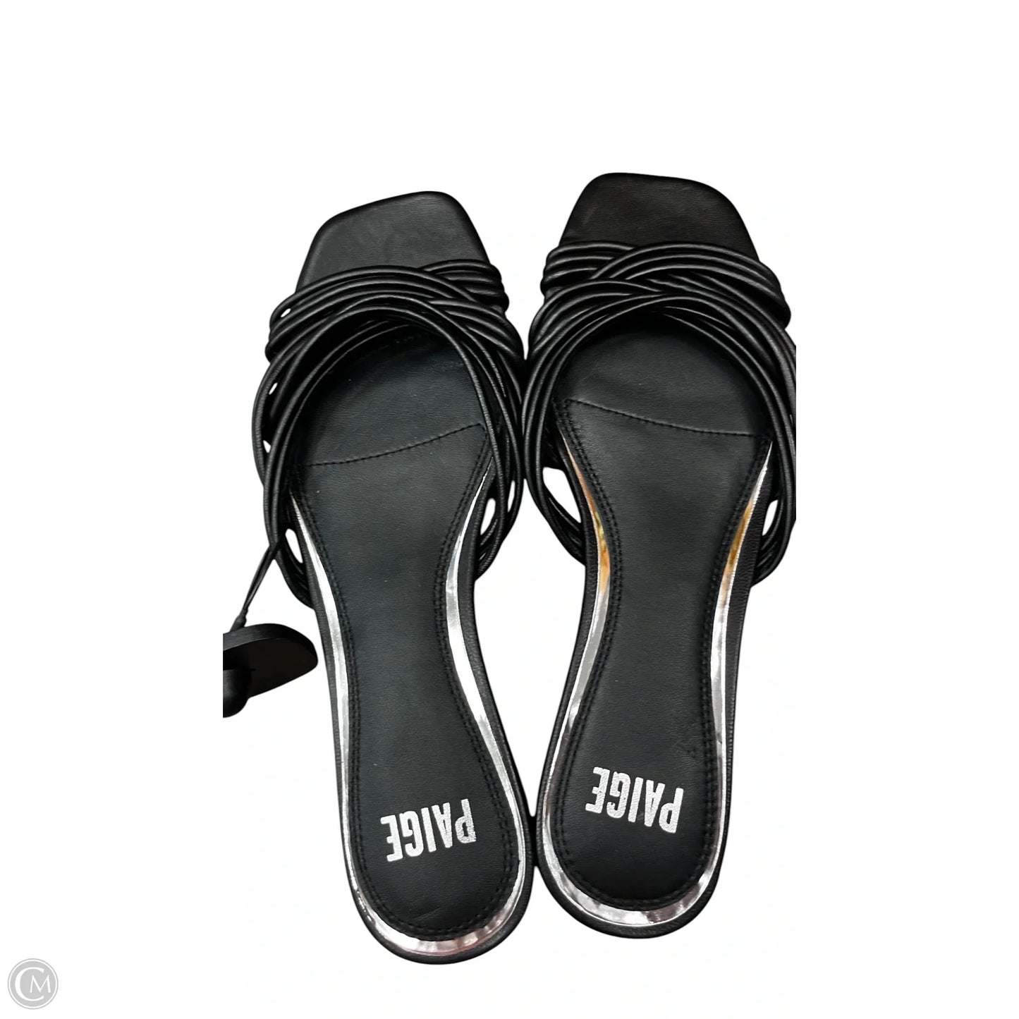 Sandals Flats By Paige In Black, Size: 10