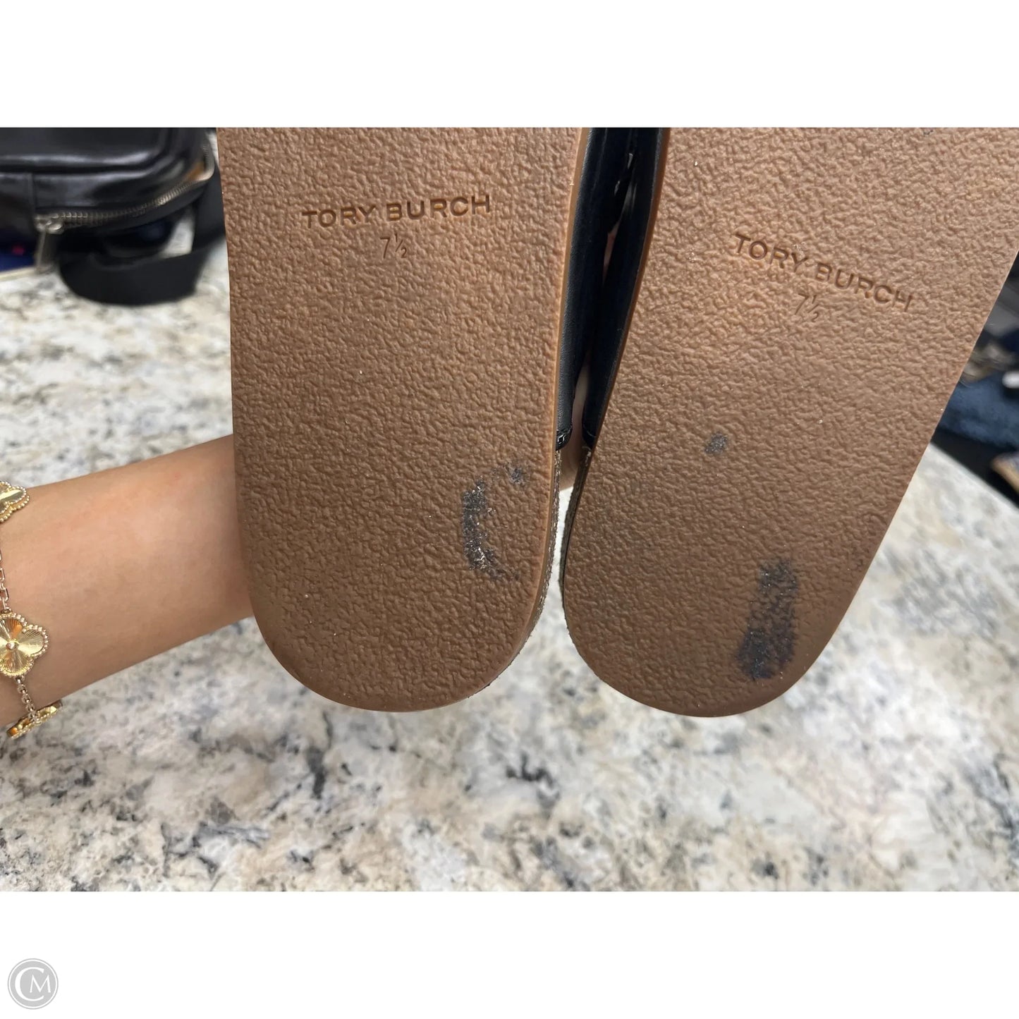 Shoes Designer By Tory Burch In Black, Size: 7.5