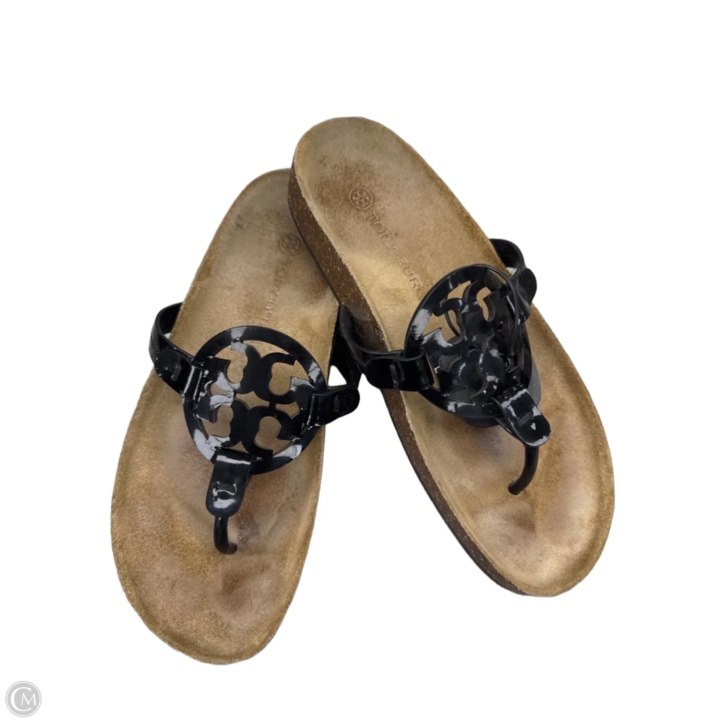 Sandals Designer By Tory Burch In Black, Size: 7.5