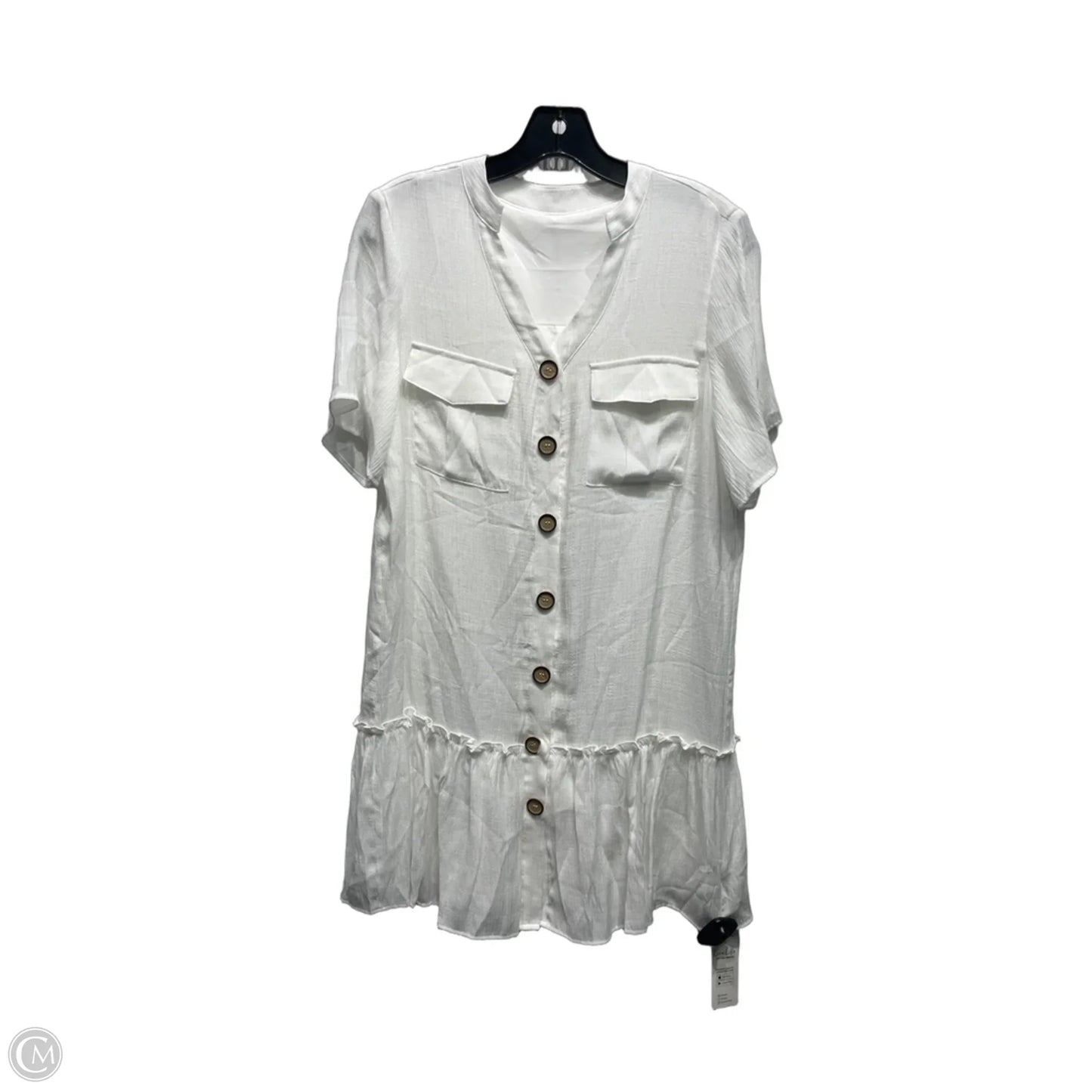 Swimwear Cover-up By Cupshe In White, Size: Xs