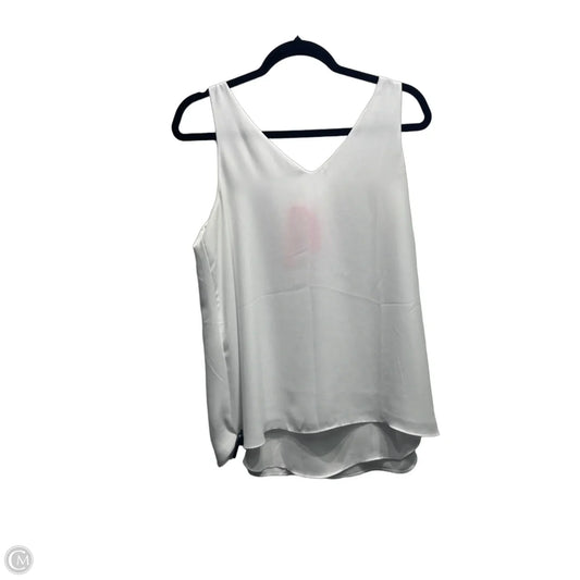 Top Sleeveless Designer By Lilly Pulitzer In White, Size: M