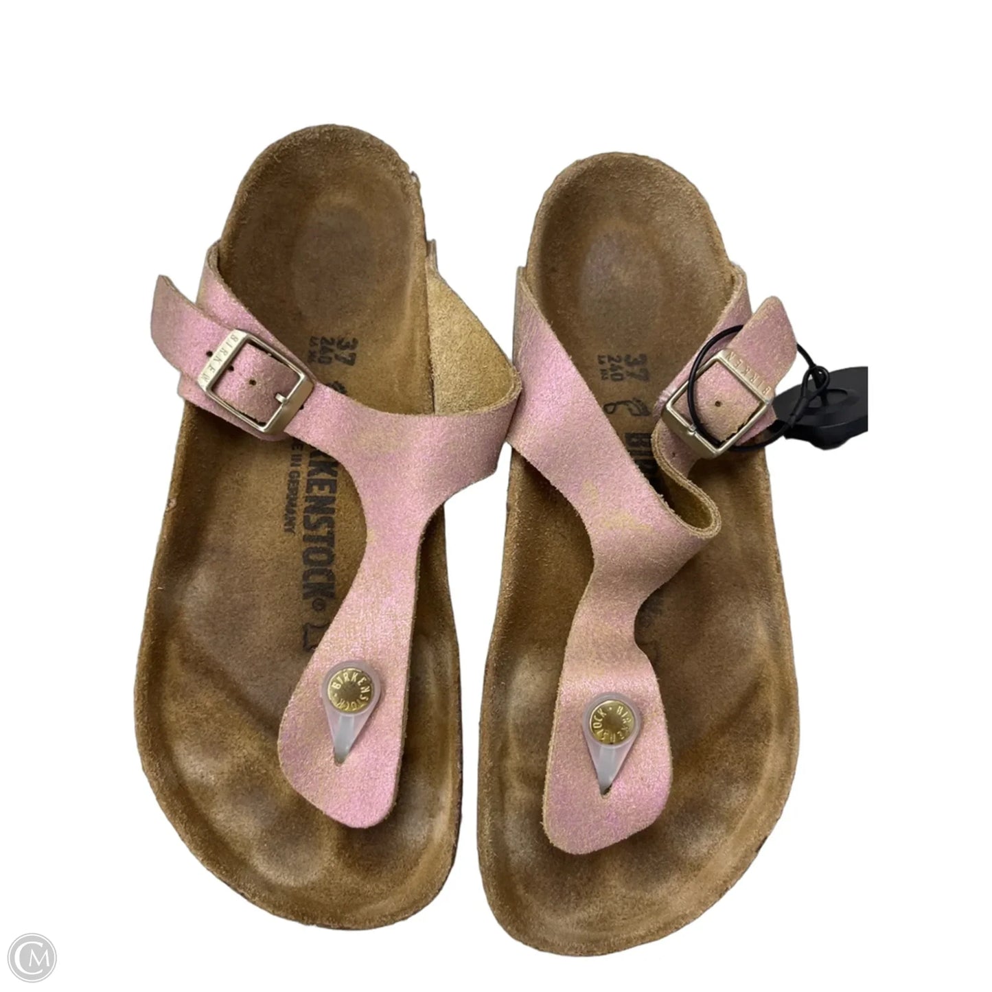 Sandals Flats By Birkenstock In Pink, Size: 6