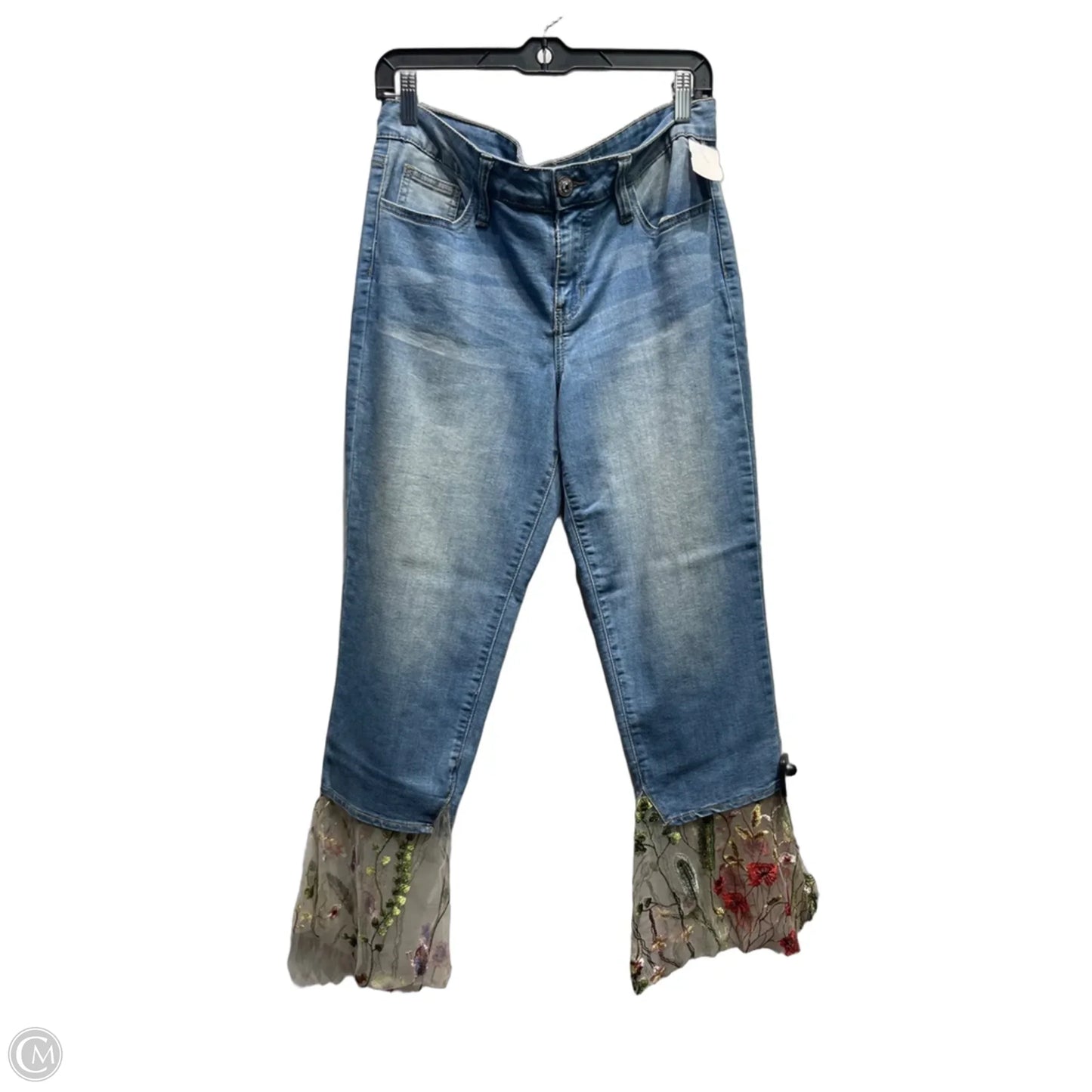 Jeans Flared By Hydraulic In Blue Denim, Size: 10