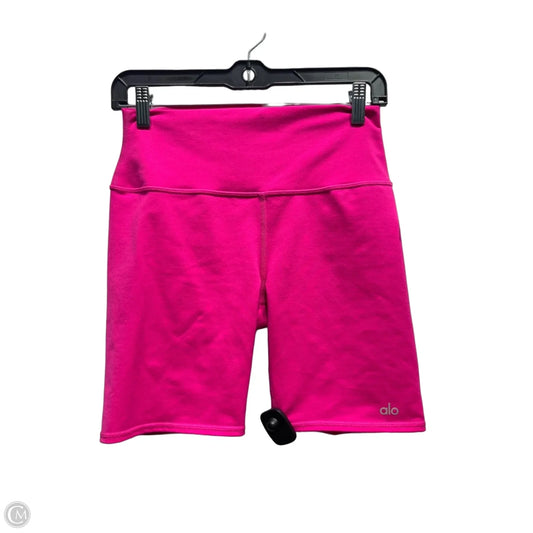 Athletic Shorts By Alo In Pink, Size: M