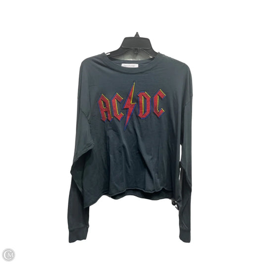 Top Long Sleeve By Daydreamer In Grey & Red, Size: S