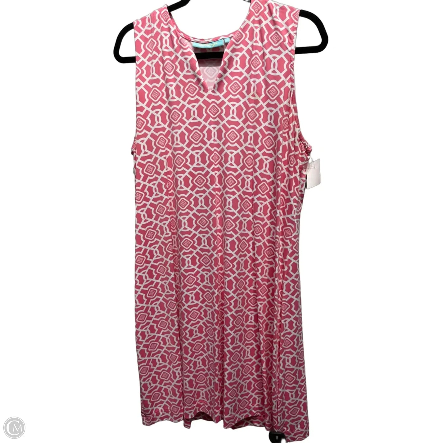 Dress Casual Short By anthonys In Pink & White, Size: Xl
