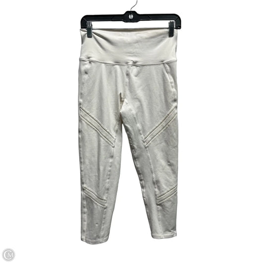 Athletic Leggings Capris By Alo In White, Size: L