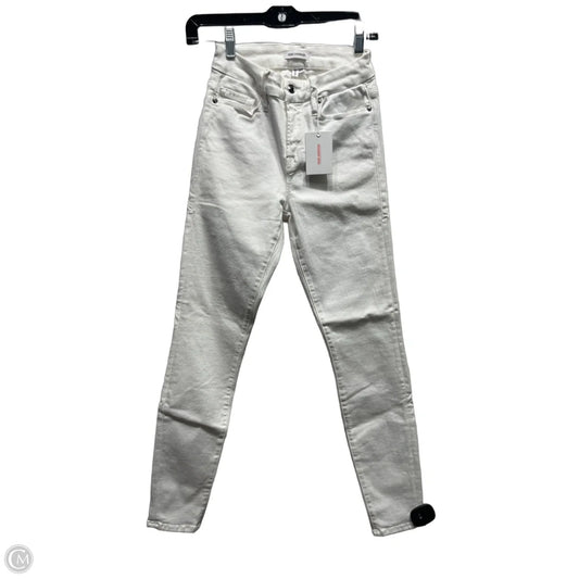Jeans Skinny By Good American In White, Size: 2