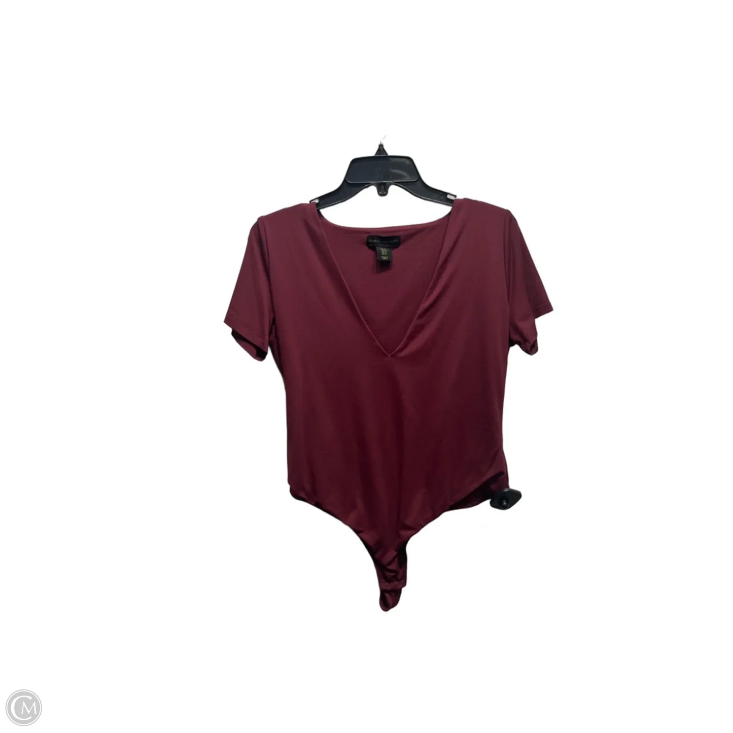 Bodysuit By House Of Harlow In Maroon, Size: Xl