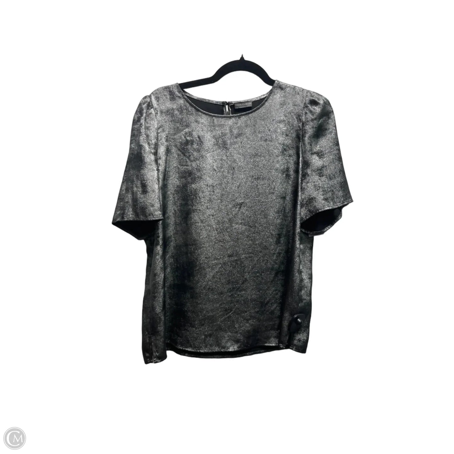 Top Short Sleeve By Vince Camuto In Grey, Size: S