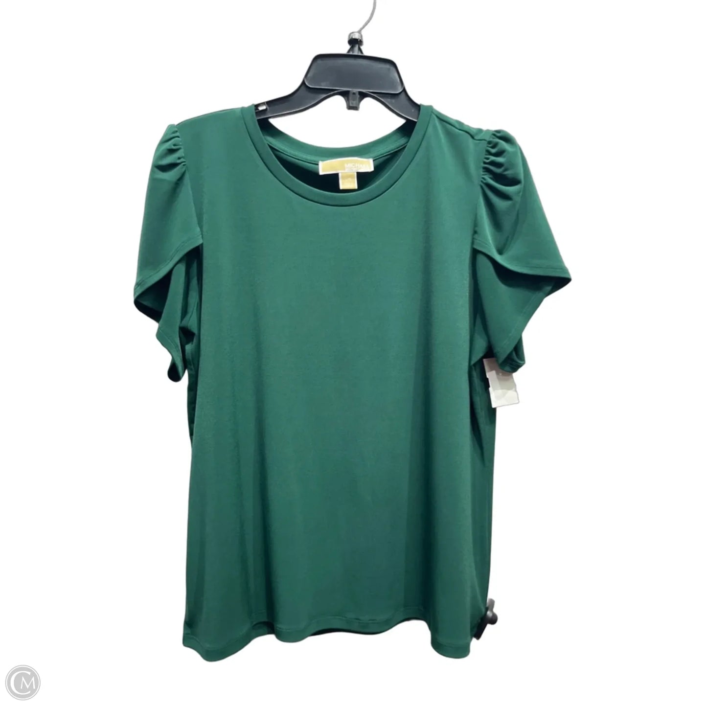 Top Short Sleeve By Michael By Michael Kors In Green, Size: Lp