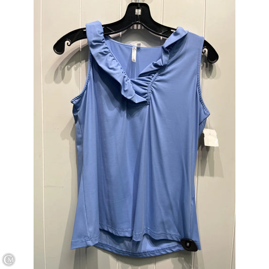Top Sleeveless By Lulu B In Blue, Size: S