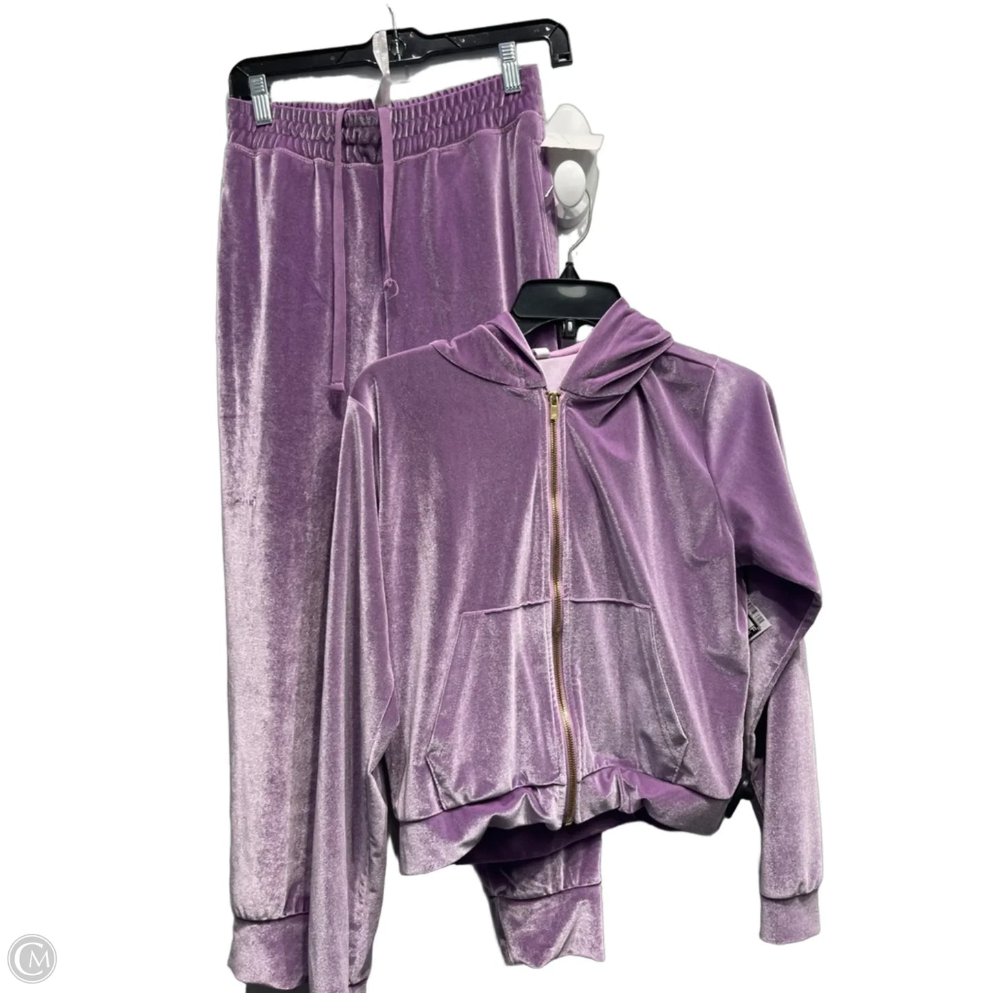 Athletic Pants 2pc By Fabletics In Purple, Size: Xs