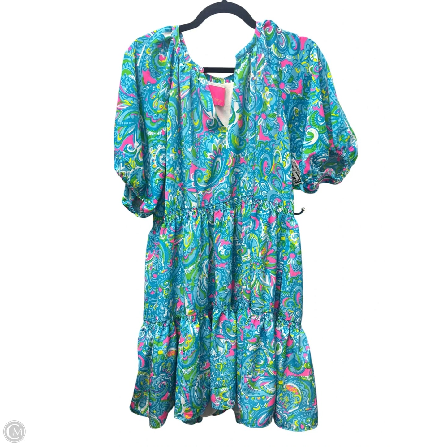 Dress Designer By Lilly Pulitzer In Blue & Pink, Size: Xl