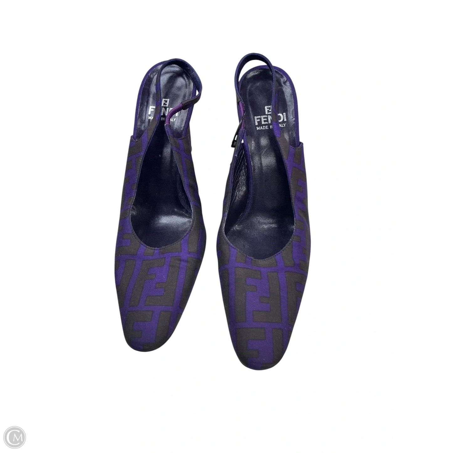 Shoes Luxury Designer By Fendi In Purple, Size: 8
