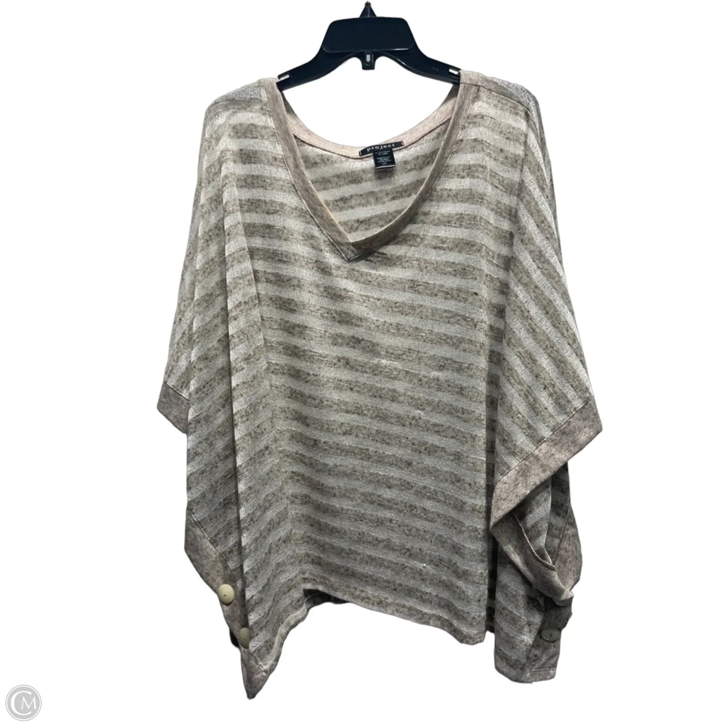 Top Short Sleeve By project In Brown, Size: L
