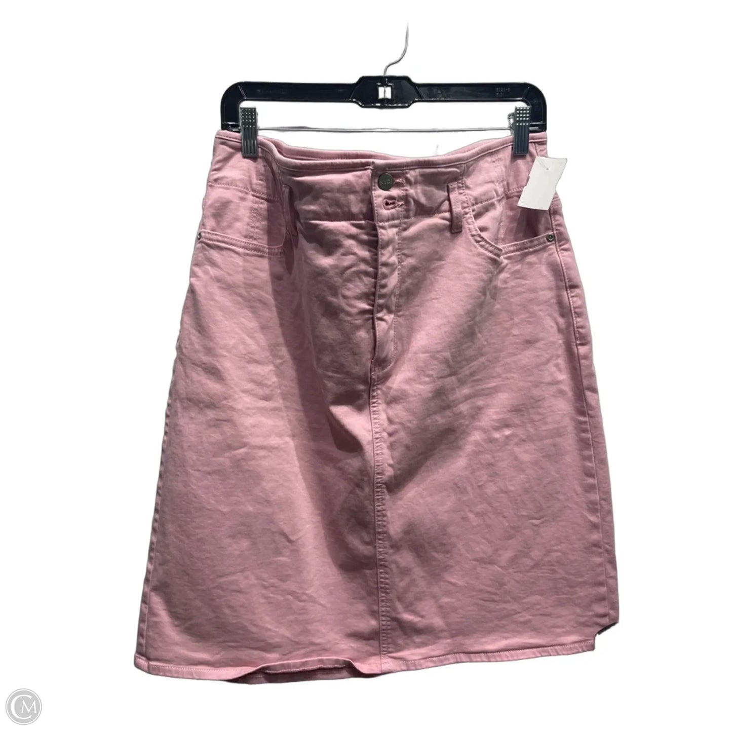 Skirt Mini & Short By Not Your Daughters Jeans In Pink Denim, Size: 14