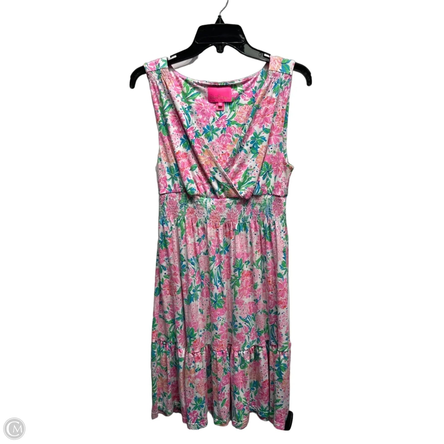 Dress Designer By Lilly Pulitzer In Pink & Purple, Size: M