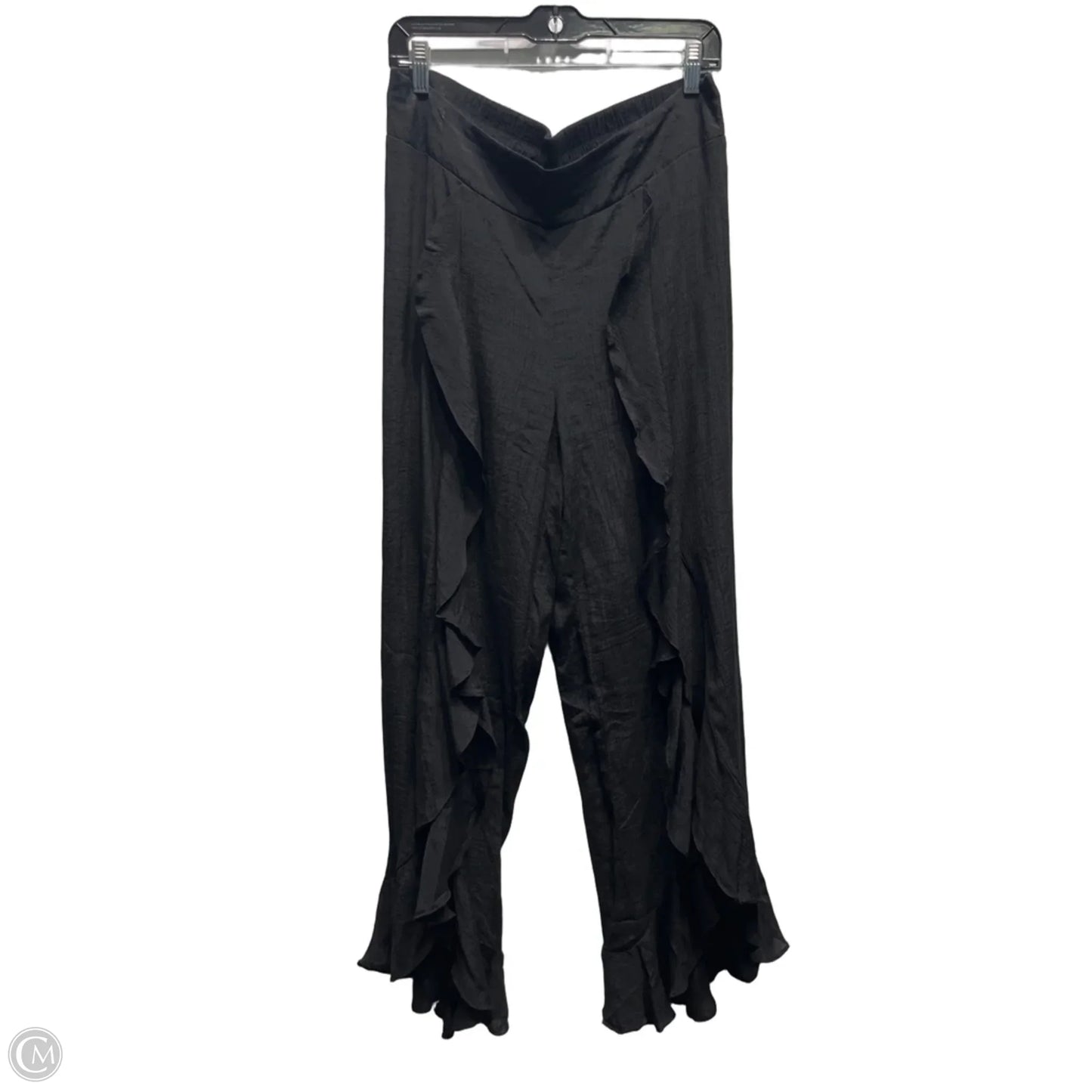 Pants Wide Leg By Cato In Black, Size: L