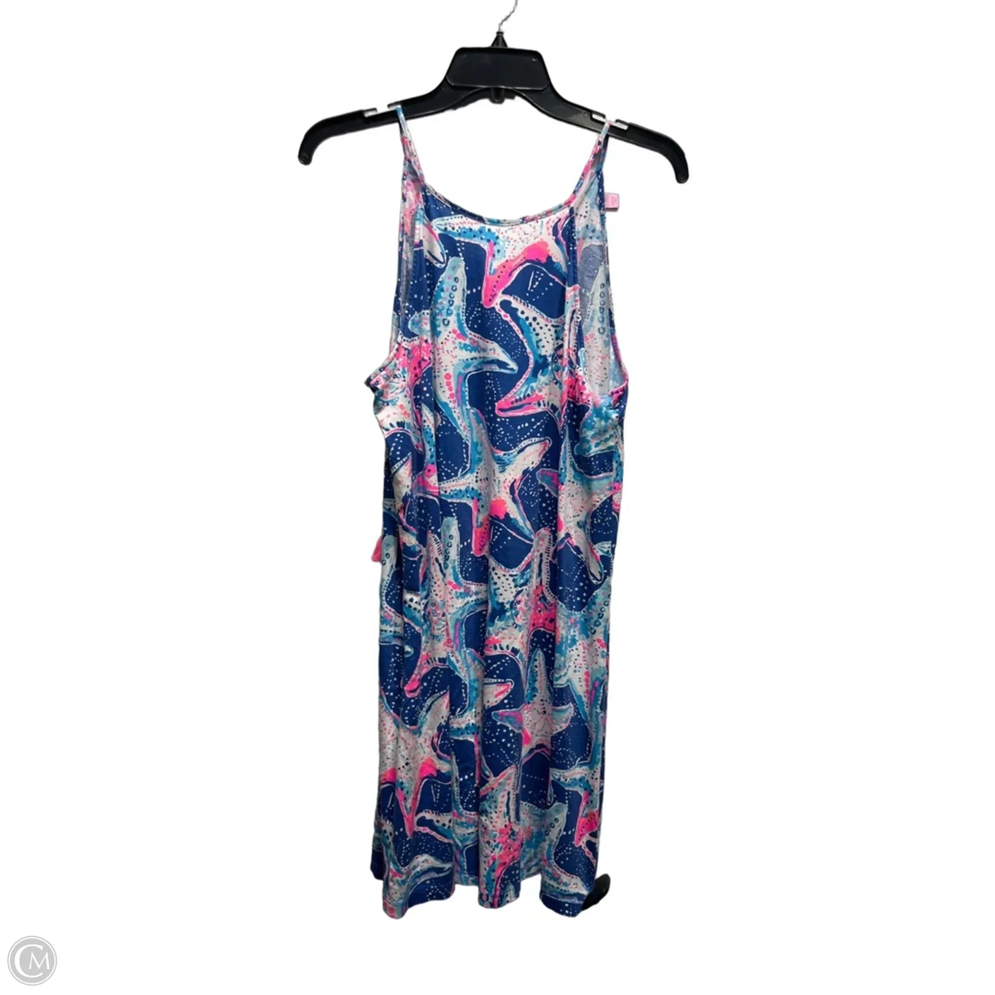 Dress Designer By Lilly Pulitzer In Blue & Pink, Size: M