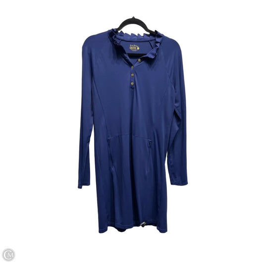 Dress Designer By Lilly Pulitzer In Blue, Size: L