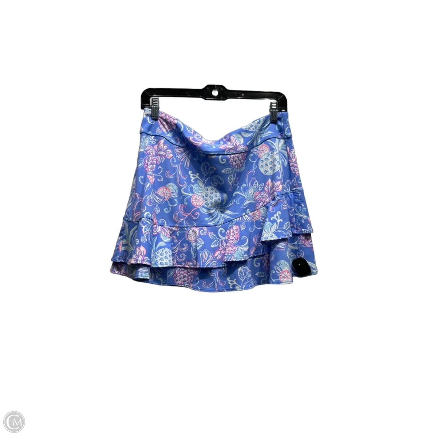 Skort Designer By Lilly Pulitzer In Blue & Pink, Size: L