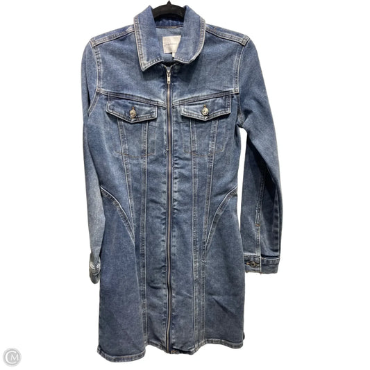 Dress Casual Short By Madden Girl In Blue Denim, Size: S